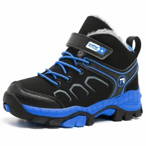 1341 Kids Snow Boots Waterproof Non-Slip Hiking Boots Outdoor Shoes for Kids