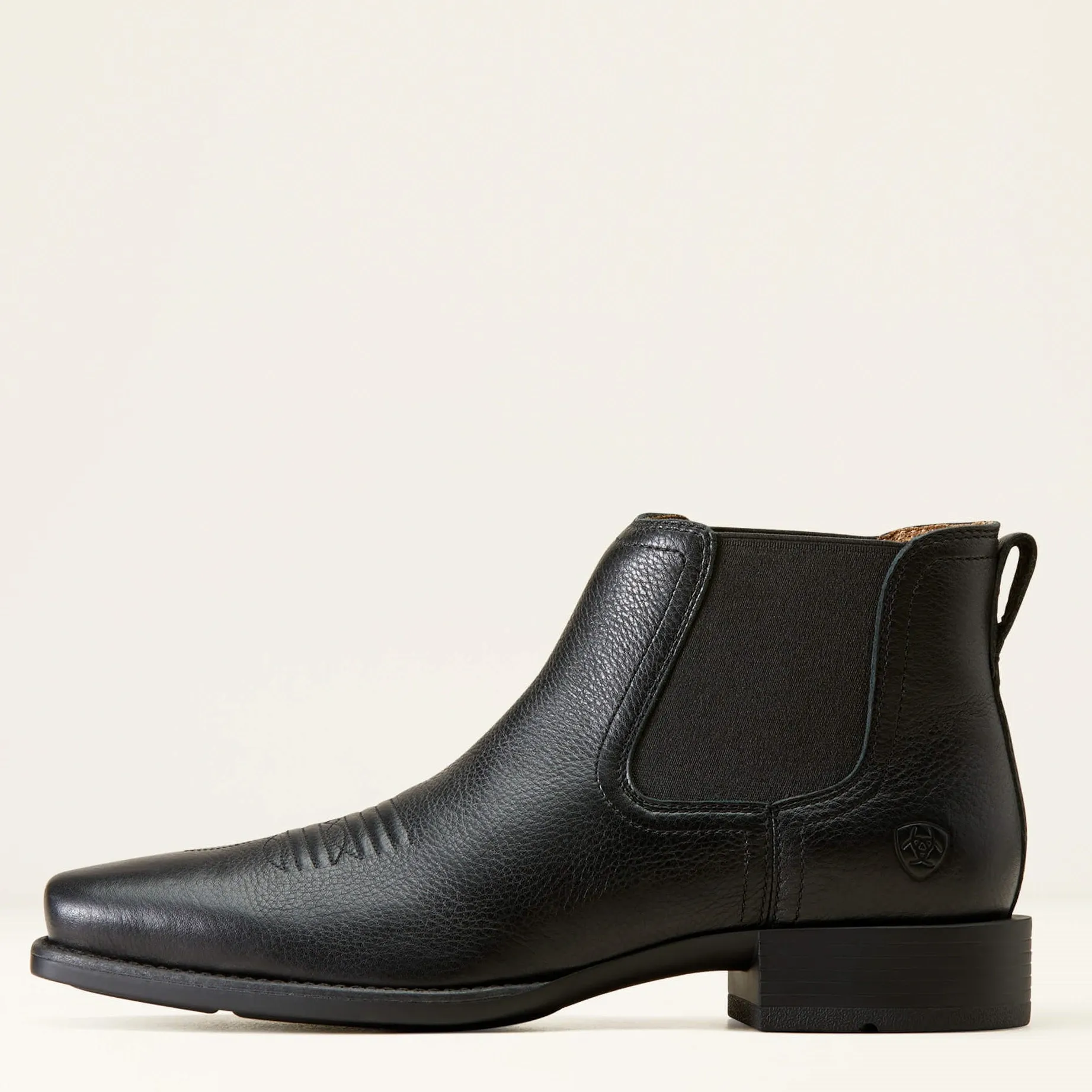 40% OFF ARIAT Booker Ultra Square Toe Western Boots - Mens - Black Deertan - Size: UK 8.5
