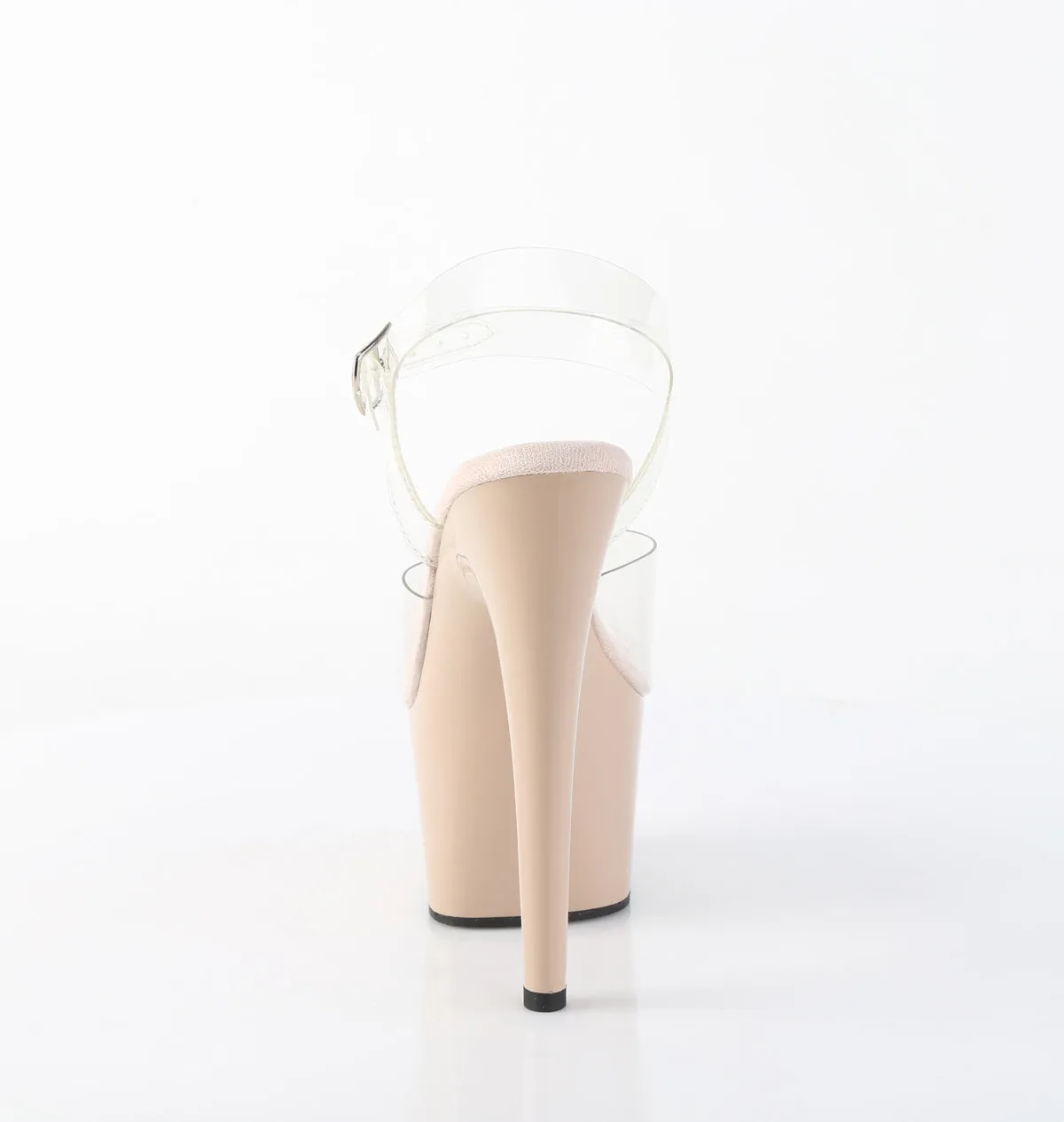 7 Inch Heel ADORE-708 Clear Nude