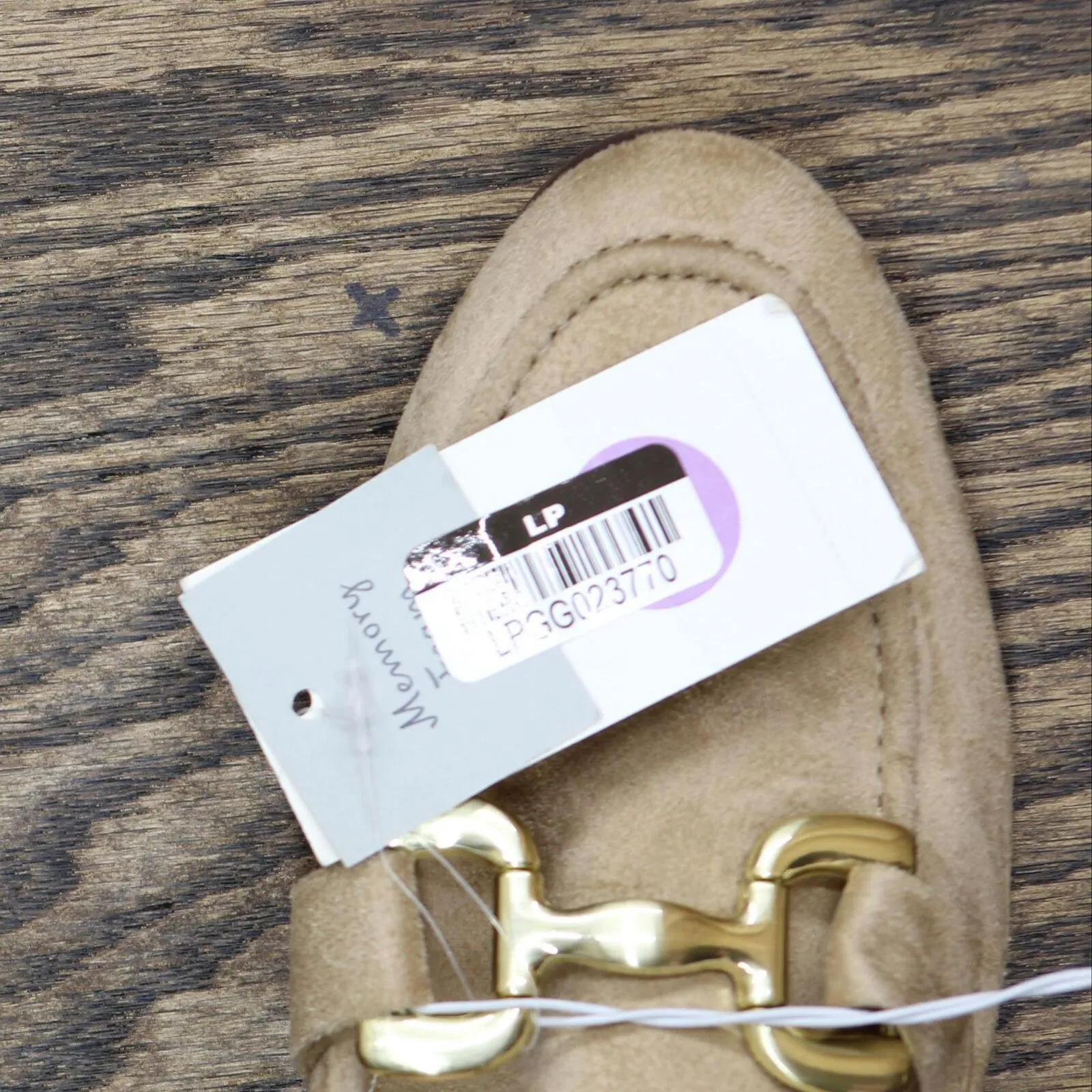 A New Day Womens Carolyn Loafers with Memory Foam Insole Beige Brown 6.5M