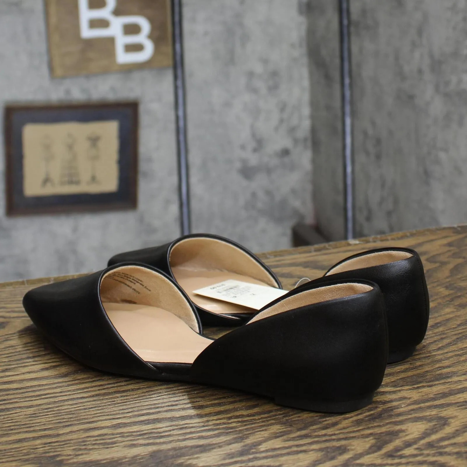 A New Day Womens Julie Ballet Flats with Memory Foam Insole 87930759 Black 7.5M