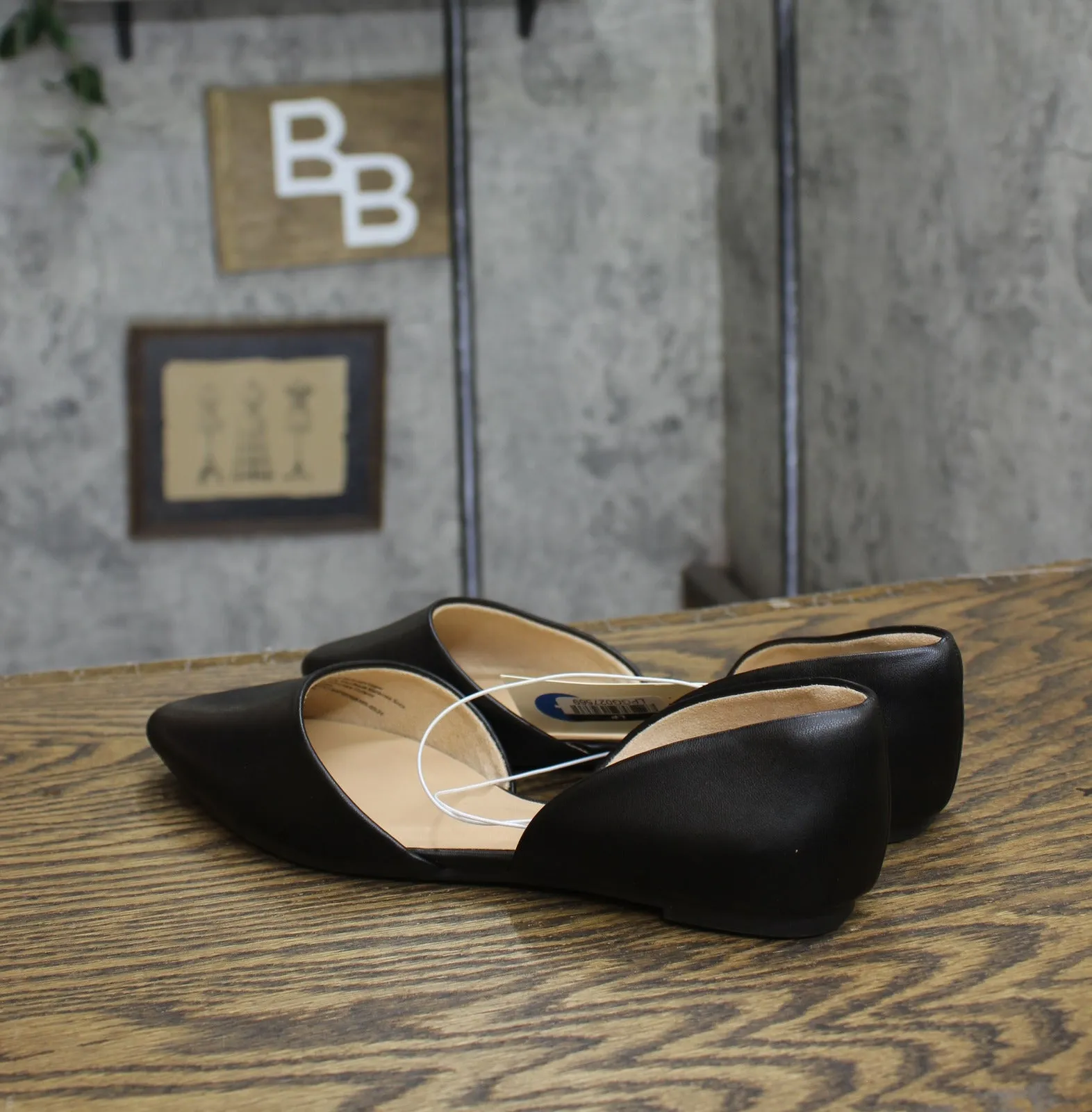 A New Day Womens Julie Ballet Flats with Memory Foam Insole 87930759 Black 7M