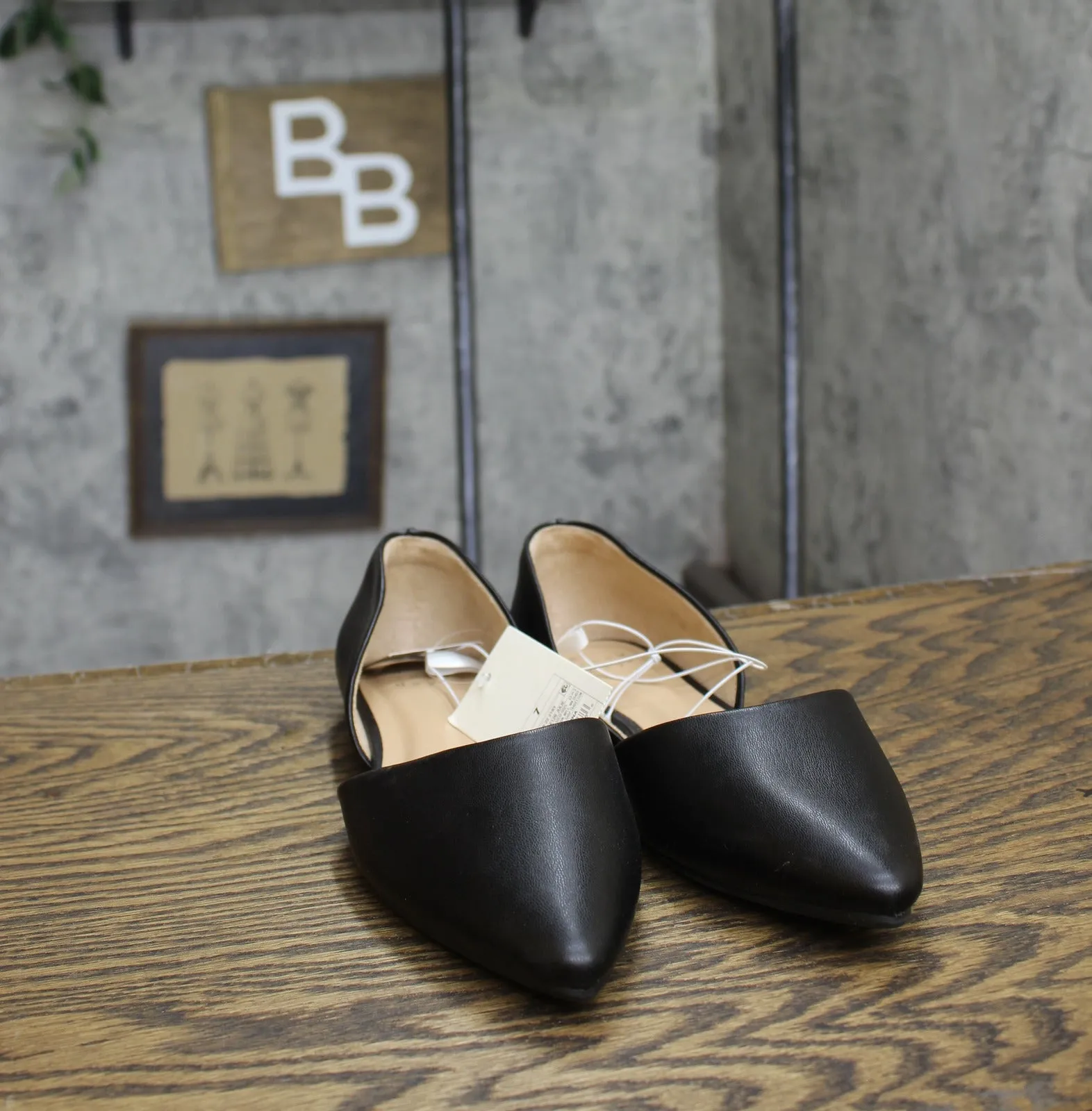 A New Day Womens Julie Ballet Flats with Memory Foam Insole 87930759 Black 7M