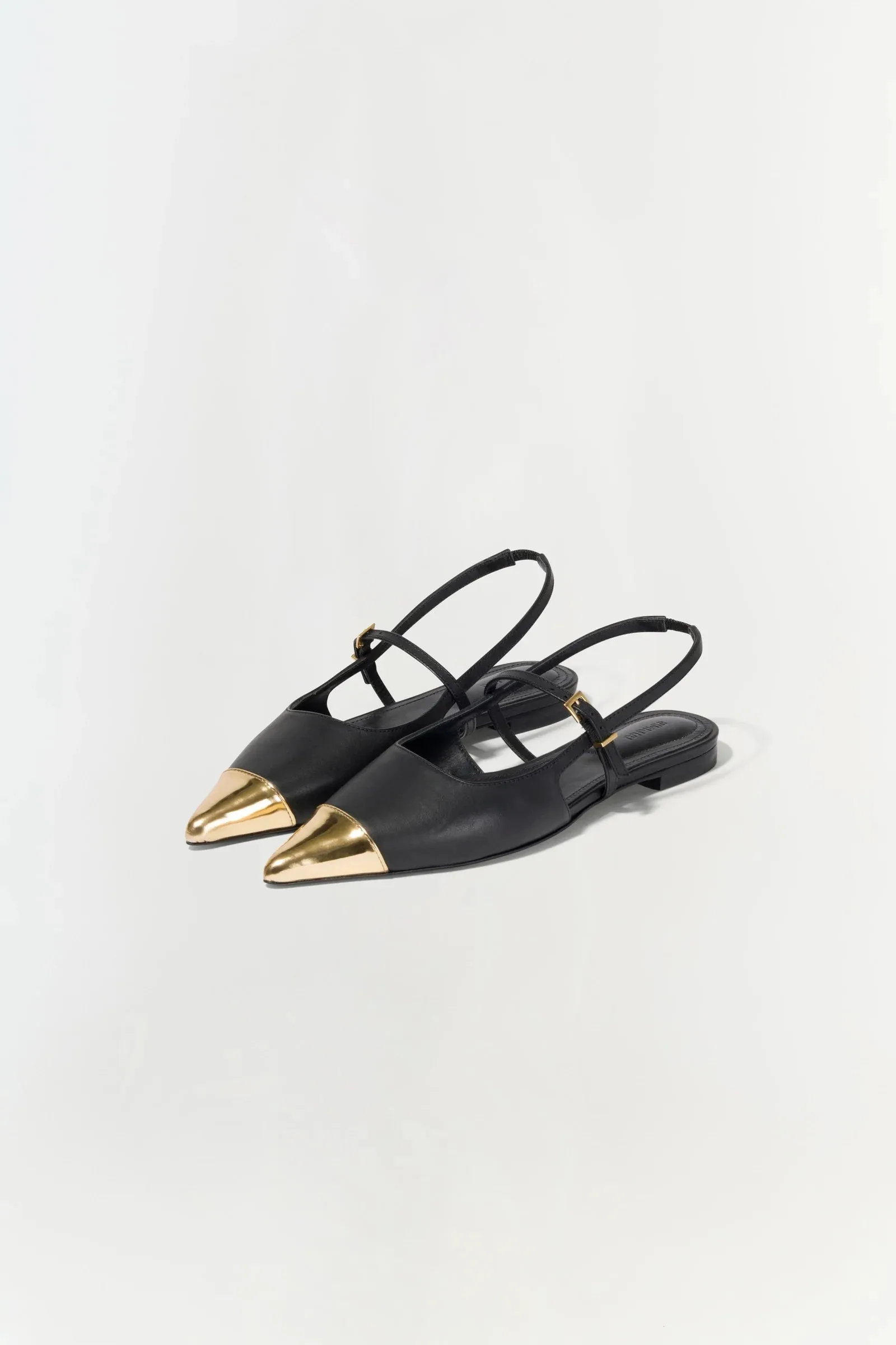 ADA LEATHER MINI BUCKLE FLAT