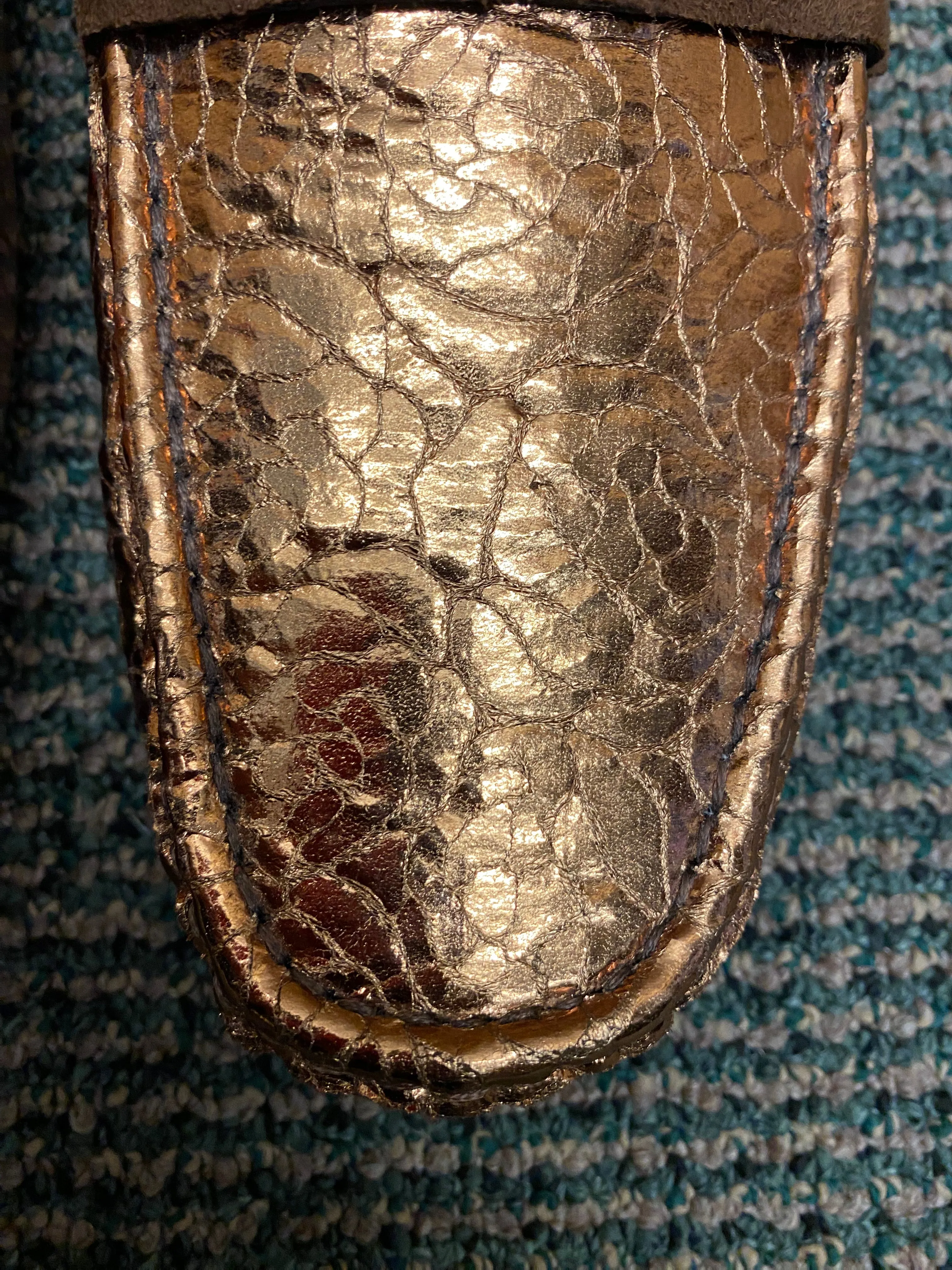 After Midnight Bronze Slip-on Dress Shoes Style: 6765 Size 9