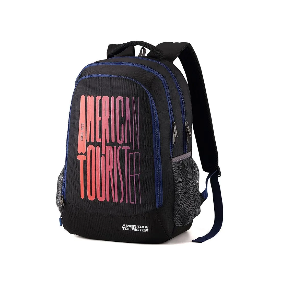 American Tourister 32 Ltrs Black Casual Backpack (AMT Fizz SCH Bag 03 - Black)