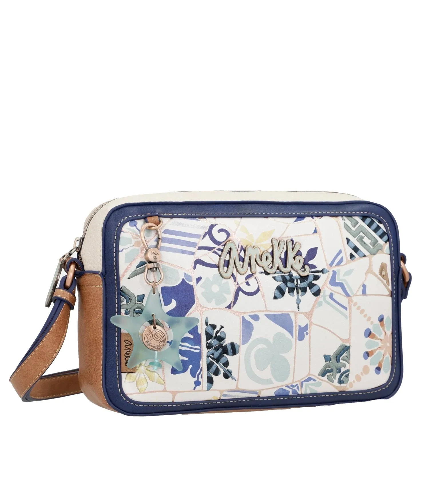 Anekke Mediterranean Tile Crossbody Handbag