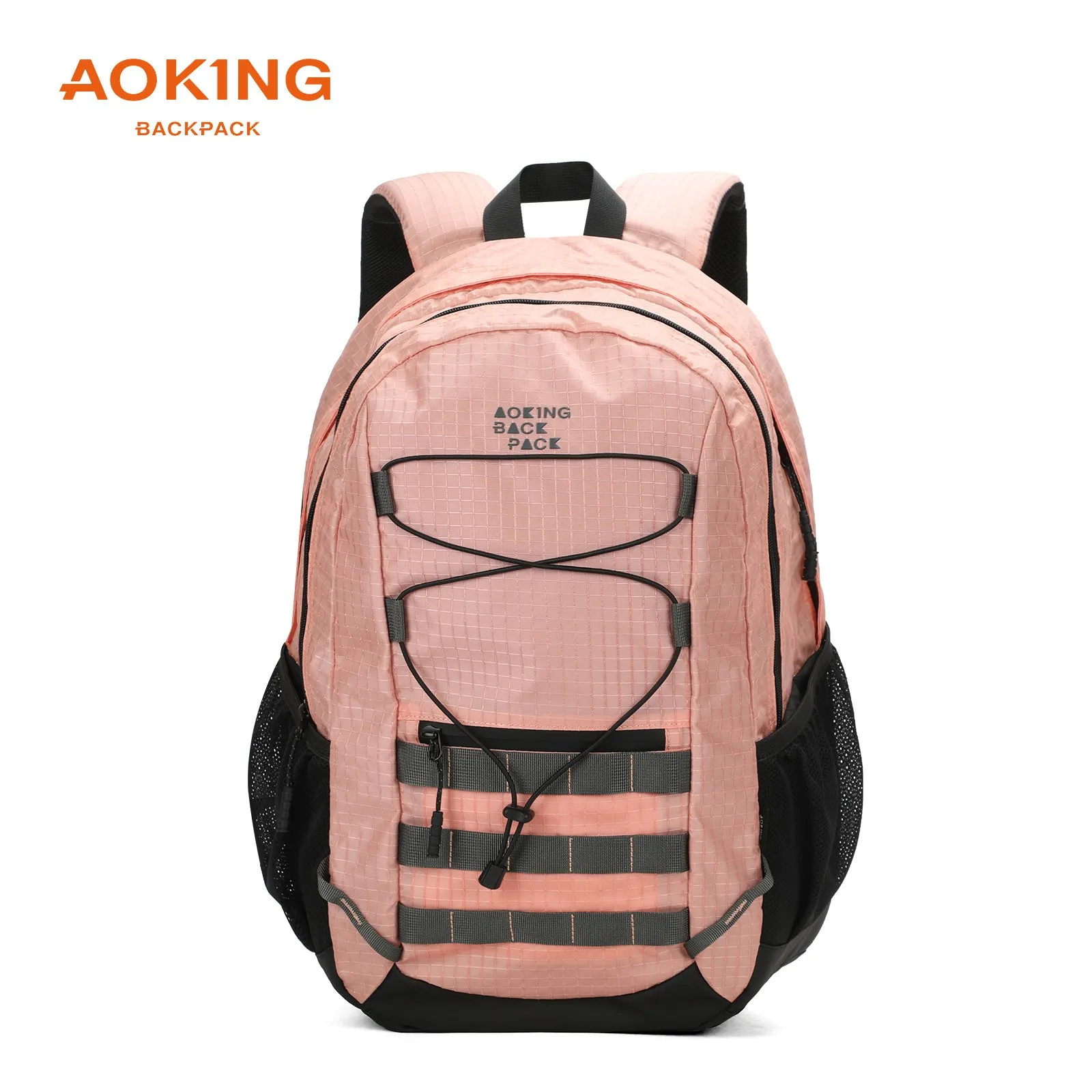 Aoking Backpack Black Casual Backpack Student Bag XN3378