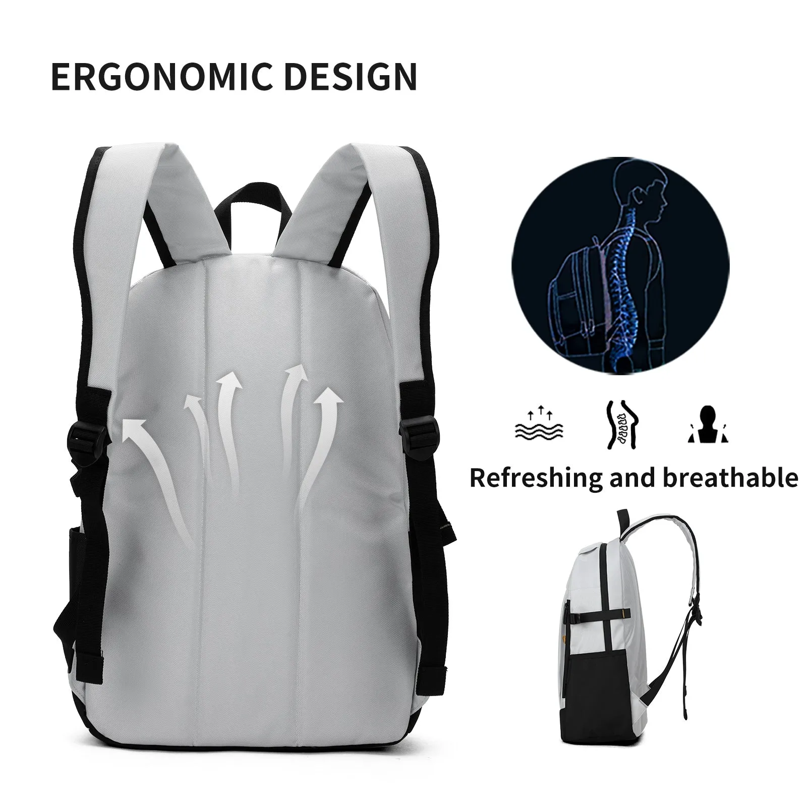 Aoking Backpack Casual Backpack Student Bag XN3027-10
