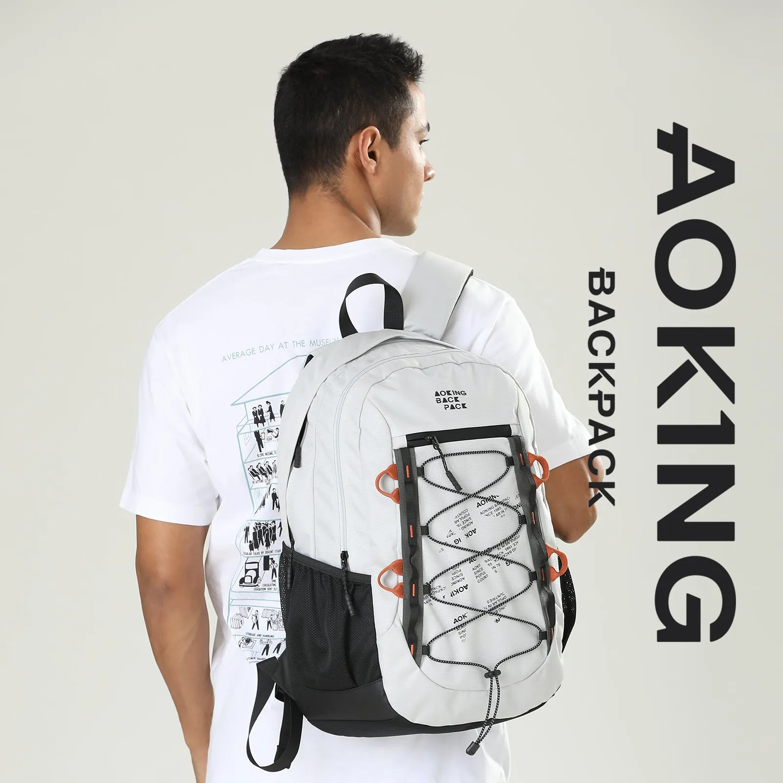 Aoking Backpack Casual Backpack Student Bag XN3375-5