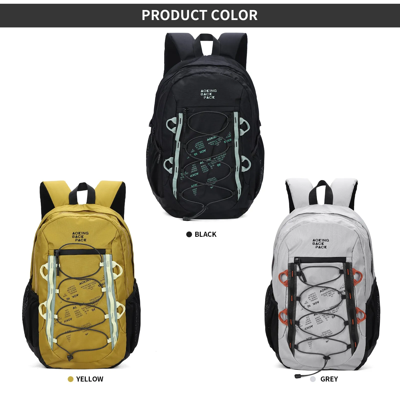 Aoking Backpack Casual Backpack Student Bag XN3375-5