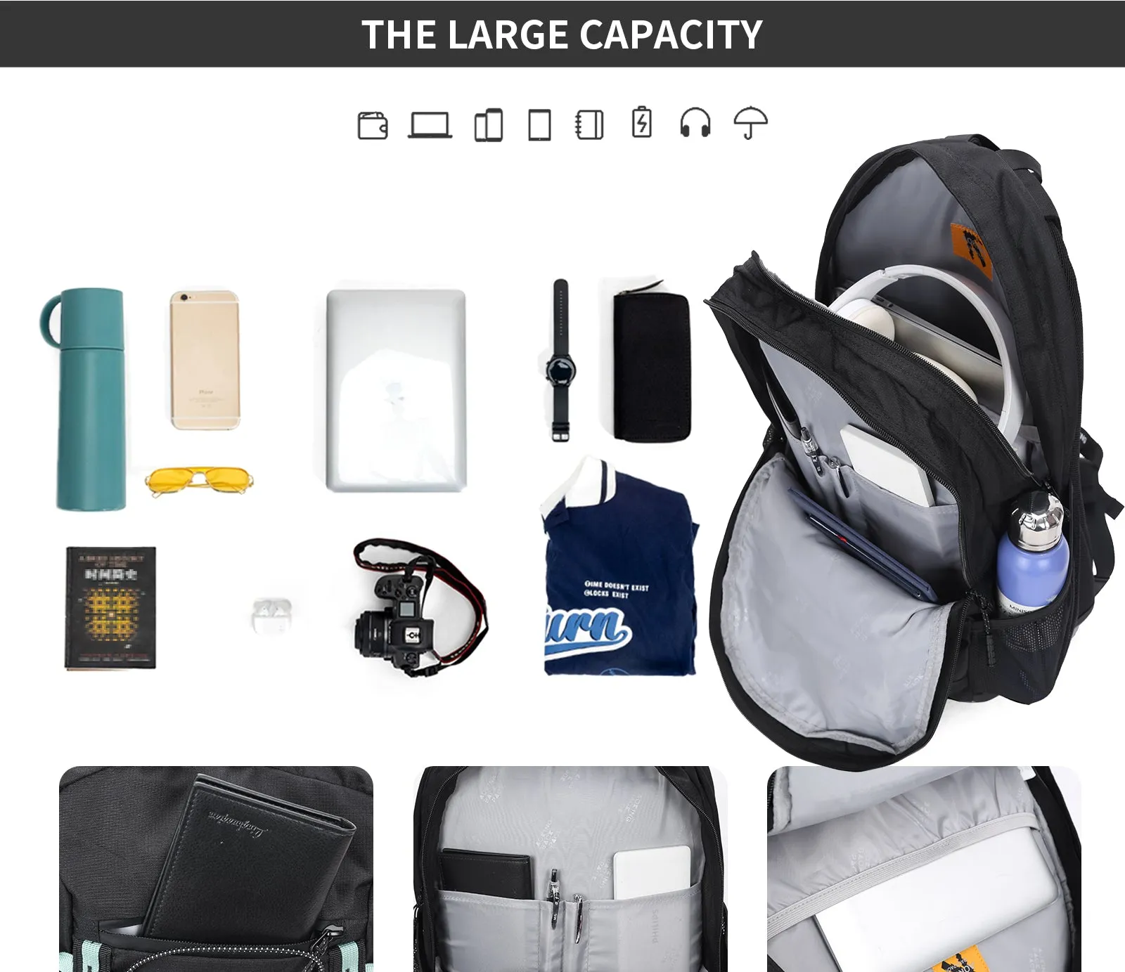 Aoking Backpack Casual Backpack Student Bag XN3375-5