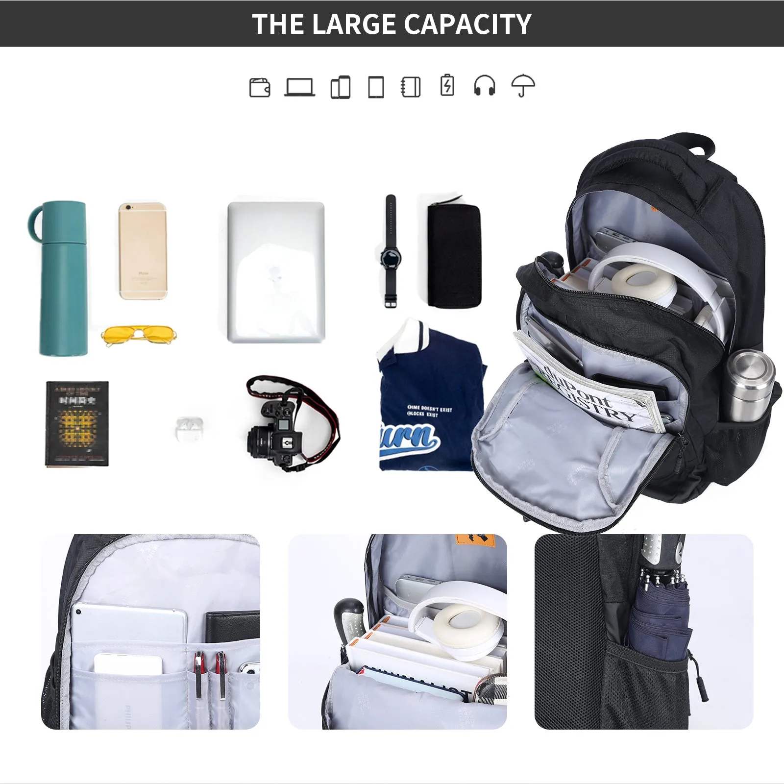 Aoking Backpack Casual Backpack Student Bag XN3376A-5