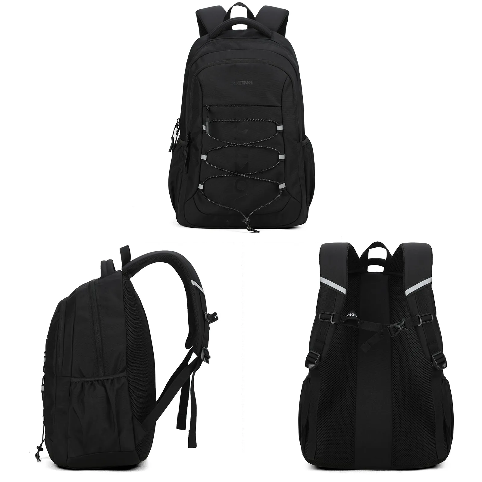 Aoking Backpack White Large Capacity Casual Backpack Student Bag XN3339