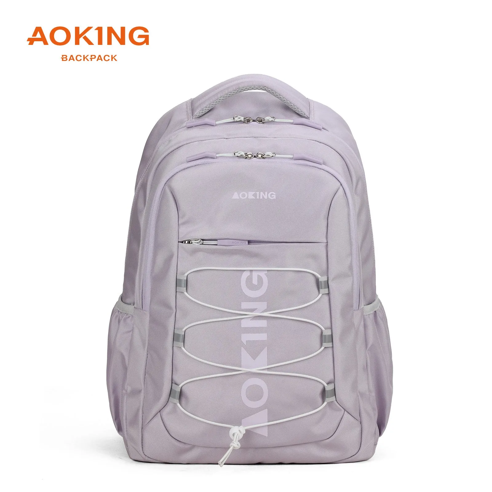 Aoking Backpack White Large Capacity Casual Backpack Student Bag XN3339