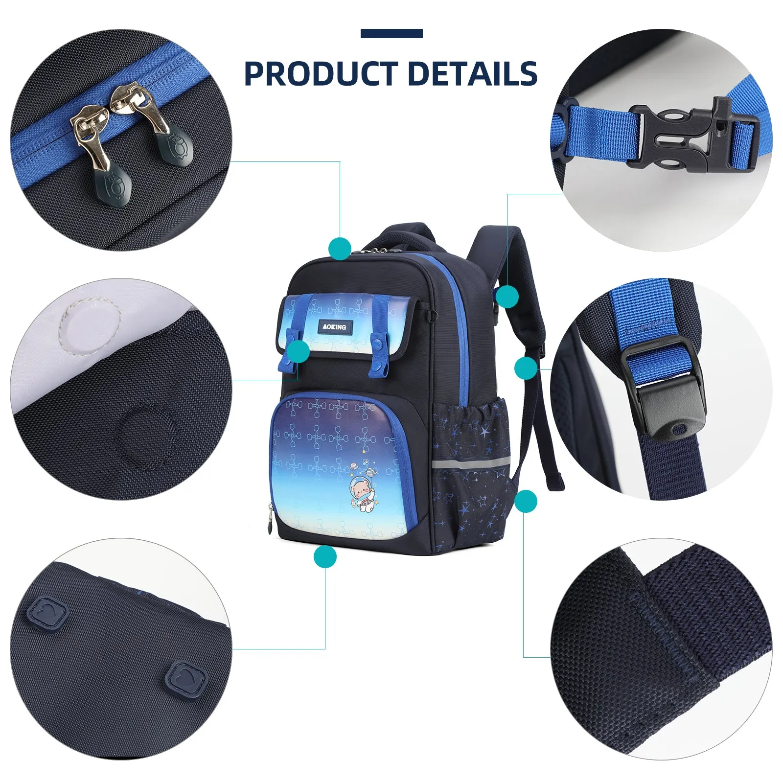 Aoking Casual Lightweight School Backpack BN2009