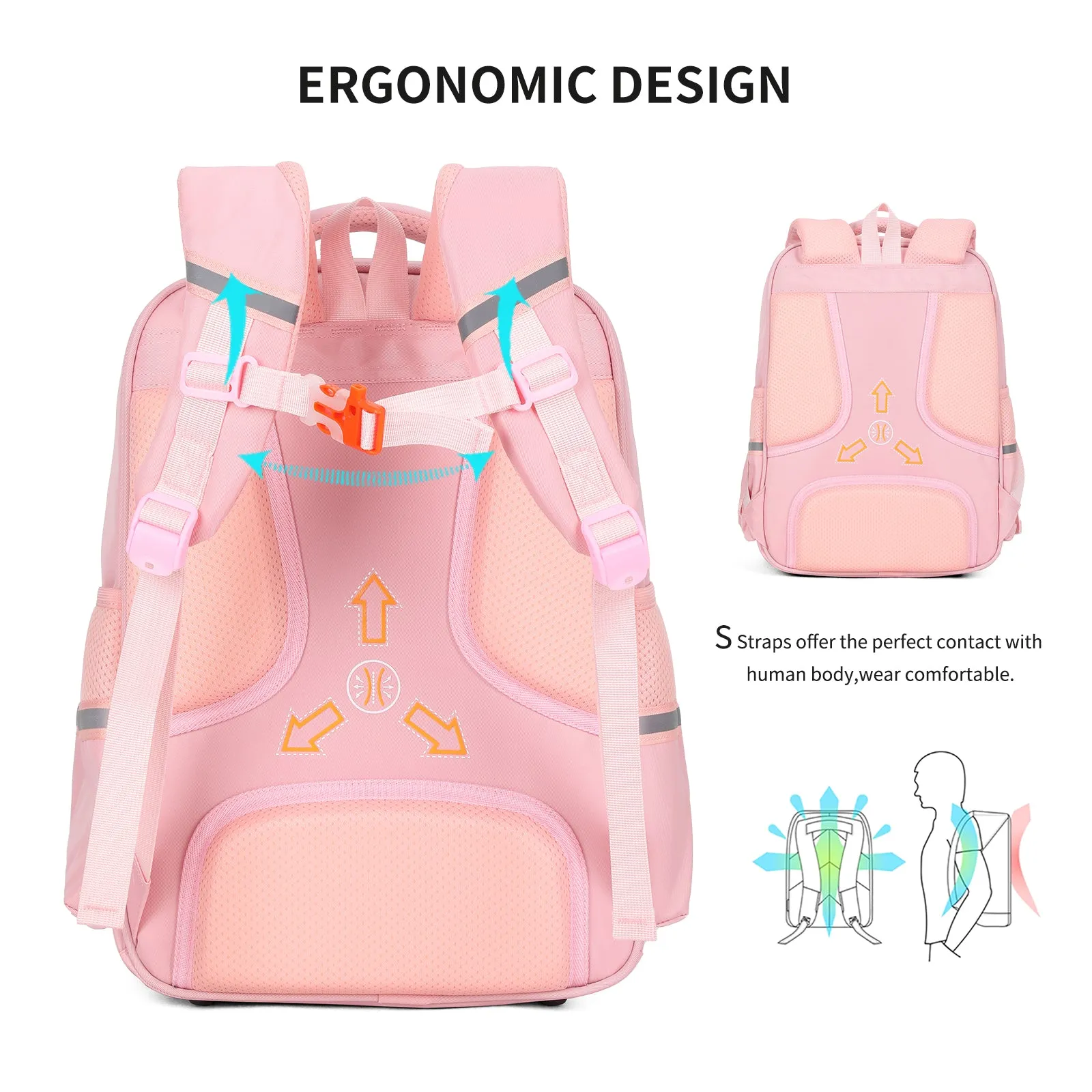 Aoking Casual Lightweight School Backpack BN3032