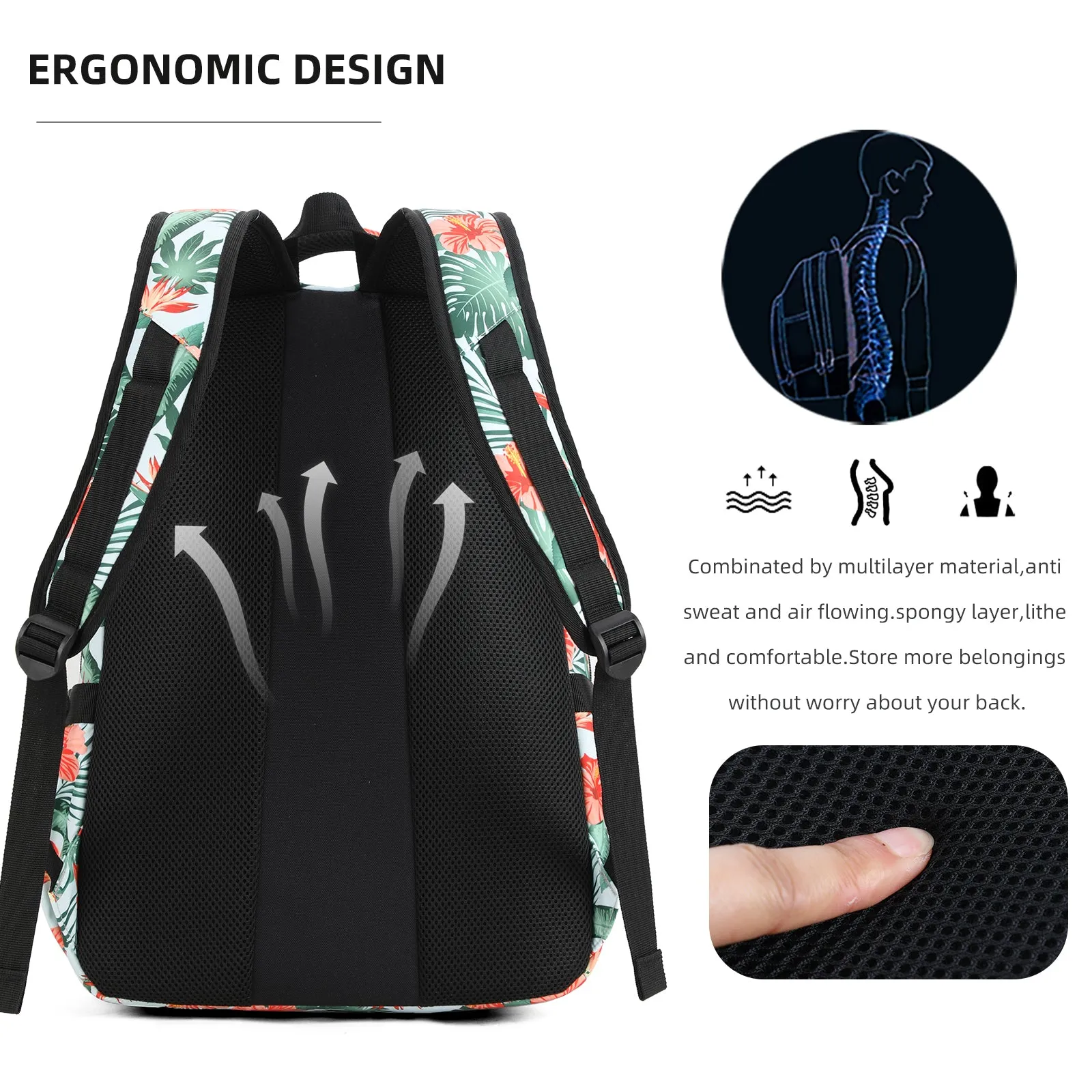 Aoking Cute Large Capacity Casual Bag School Backpack XN2035