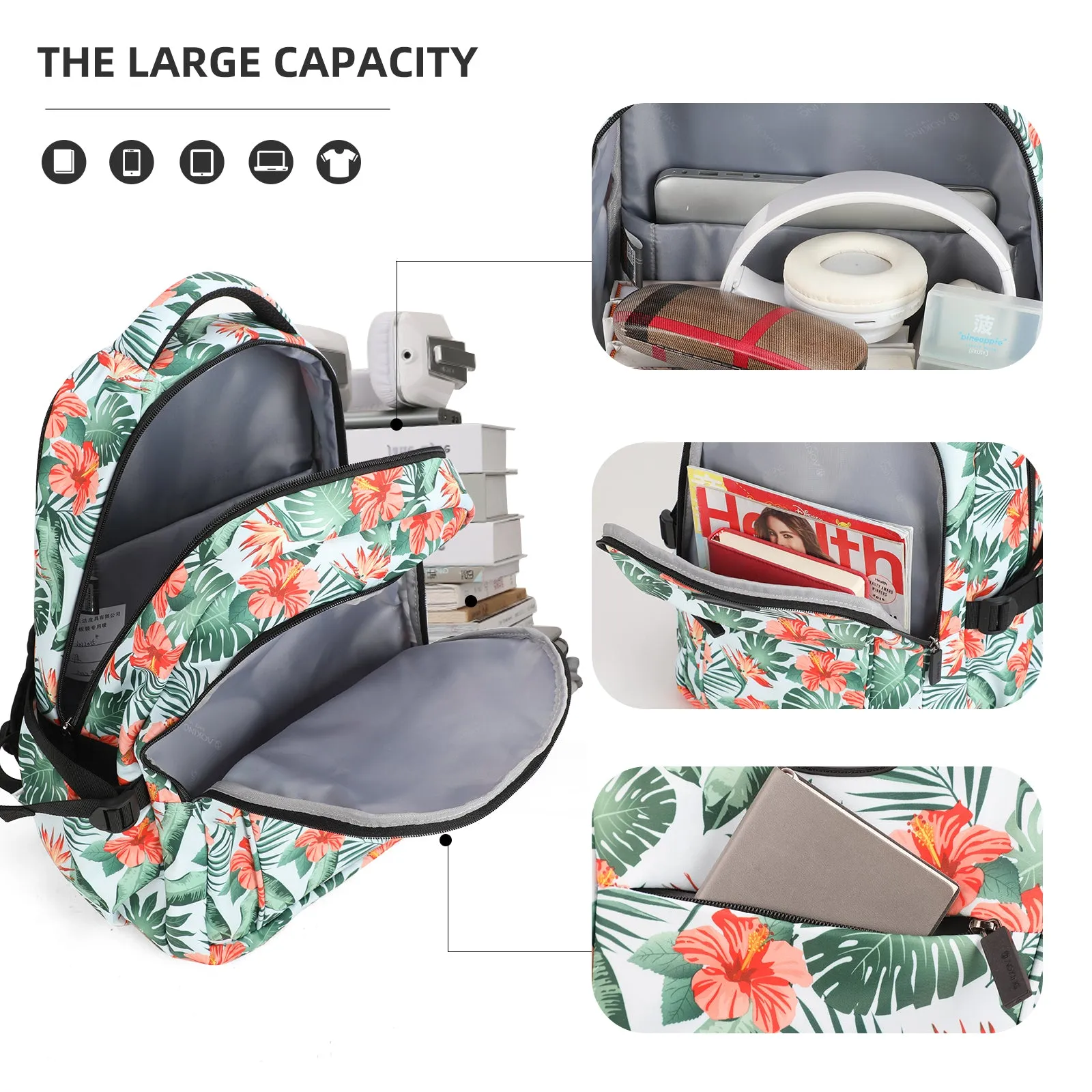 Aoking Cute Large Capacity Casual Bag School Backpack XN2035