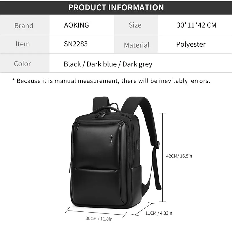 Aoking Fashion Backpack Laptop Business Backpack SN2283