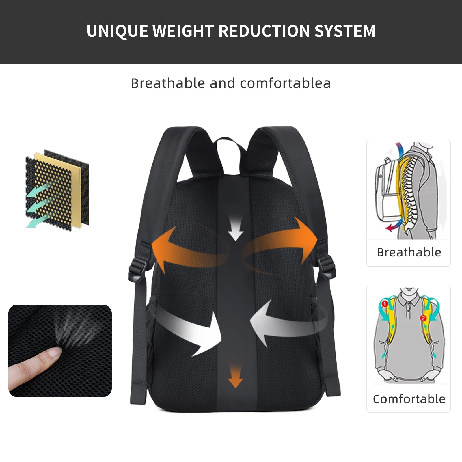 Aoking Lightweight Casual Sport Outdoor Backpack XN3556-5