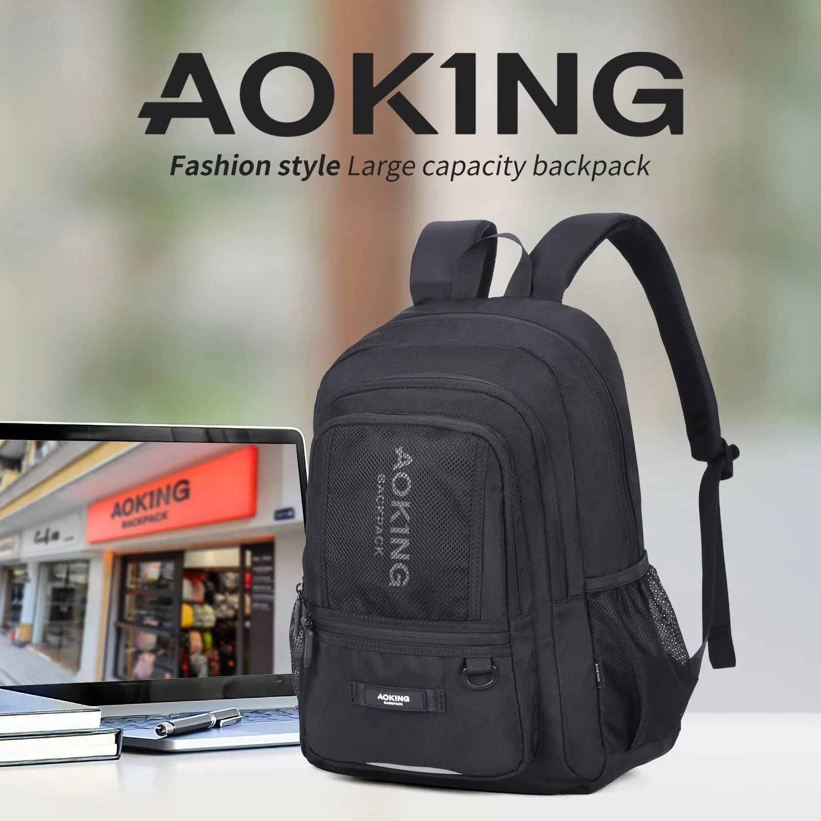 Aoking Lightweight Casual Sport Outdoor Backpack XN3556-5
