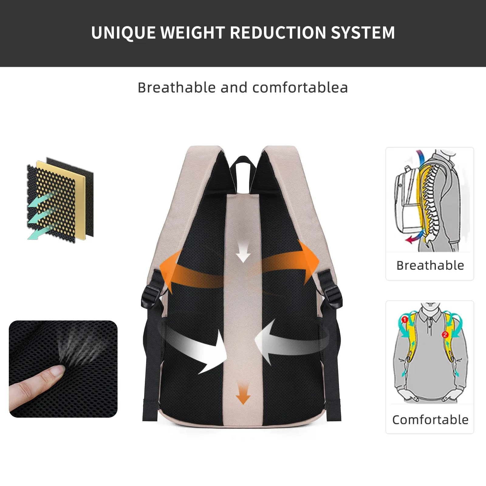 Aoking Lightweight Casual Sport Outdoor Backpack XN3557-5