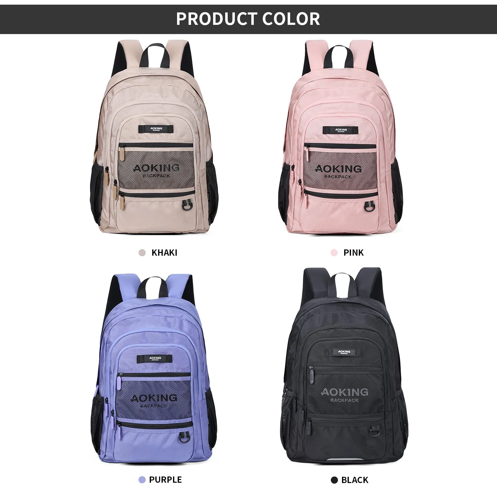 Aoking Lightweight Casual Sport Outdoor Backpack XN3557-5