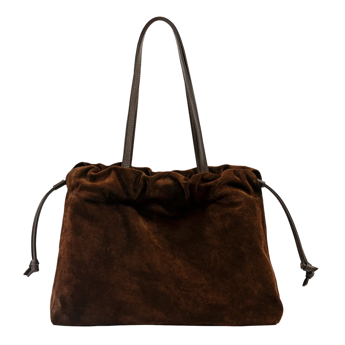 Asisi Tote in Chocolate Suede