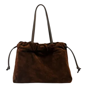 Asisi Tote in Chocolate Suede