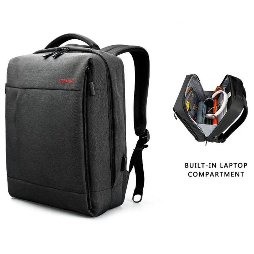 Backpack USB Charging & Anti-Theft <br> Oxford