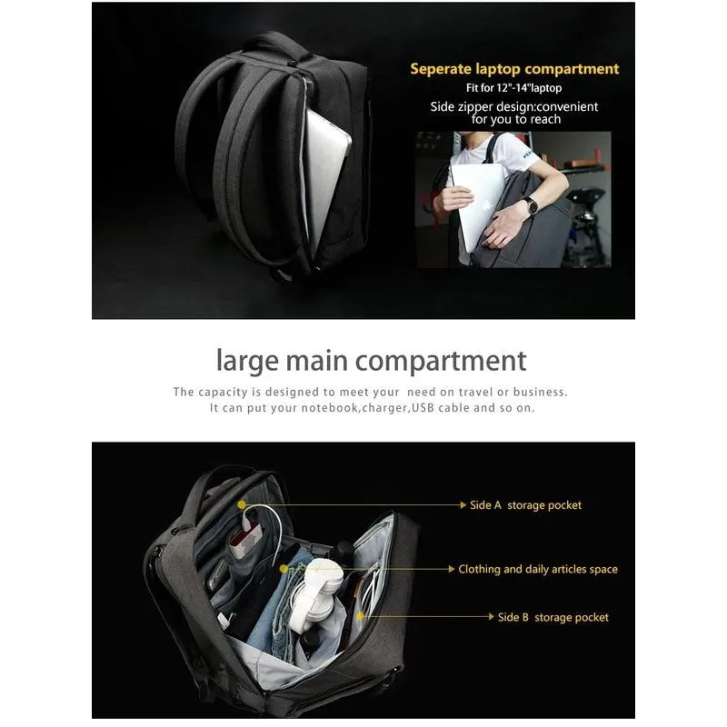Backpack USB Charging & Anti-Theft <br> Oxford
