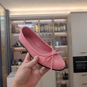 Balen 25 bow ballet flat pink sheepskin 184480