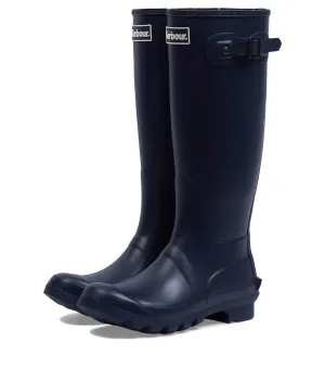 Barbour Womens Bede Snow Wellingtons Mid Calf Winter Waterproof Boots - Navy - 11-43