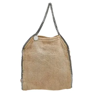 Beige Tweed Falabella Tote