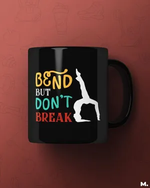 Bend but don't break printed mugs