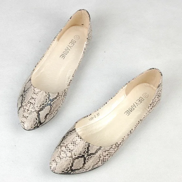 BEYARNE New Arrival 2018 Spring and Autumn Women's Loafers   Loafers Women Flat Heel Shoes Boat Shoes Casual Free Shipping