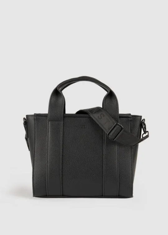 BIANCA Small Box Tote Bag Black