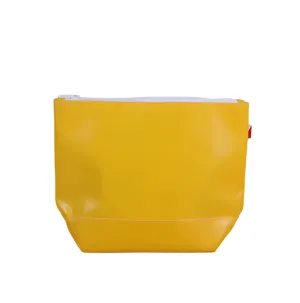 Big Sur Splash Zippered Pouch - Yellow