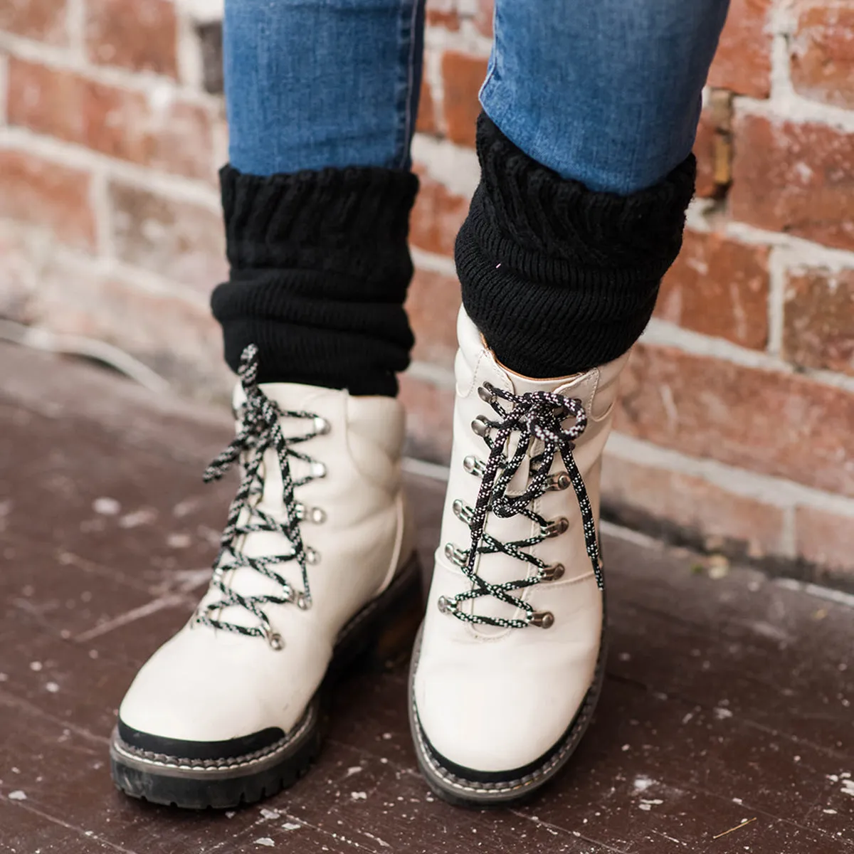 Black Recycled Boot Socks - Adult Short