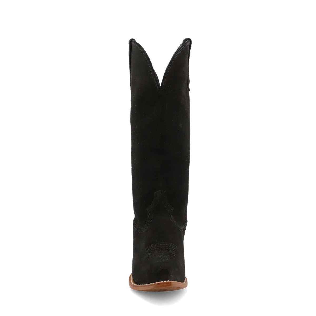 Black Star Women's Black Suede Boots