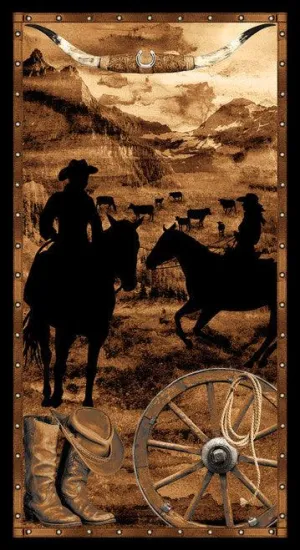Blank Quilting Corporation Cowboy Culture Panel