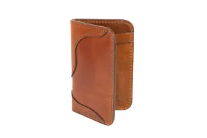 Blemished | No.68 | 'Buck Brown' Western Vertical Leather Wallet