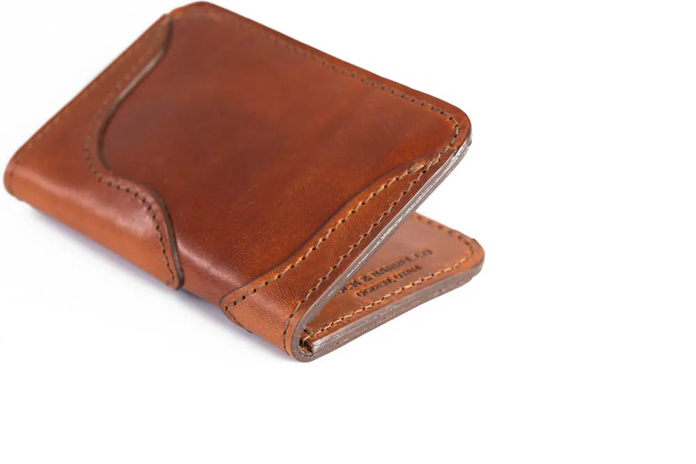 Blemished | No.68 | 'Buck Brown' Western Vertical Leather Wallet