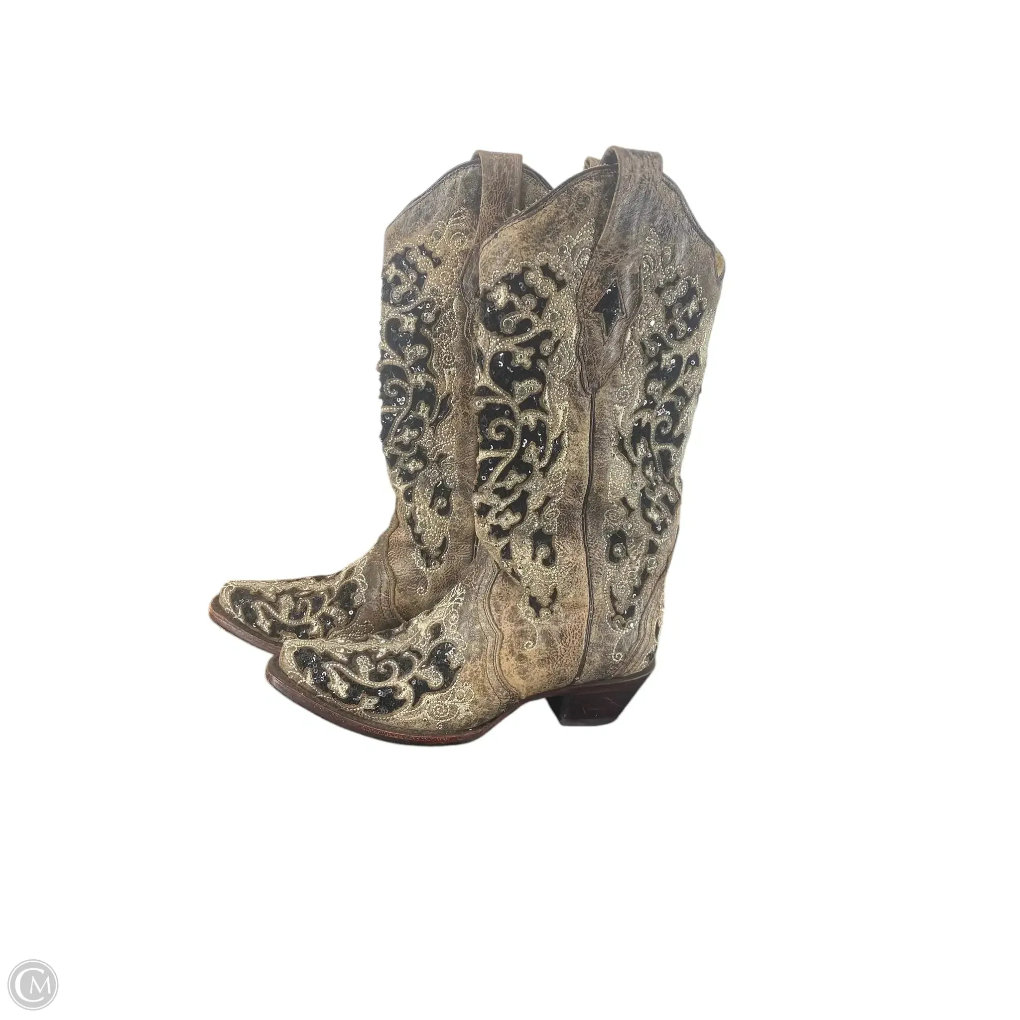 Boots Western By Corral In Brown, Size: 6.5