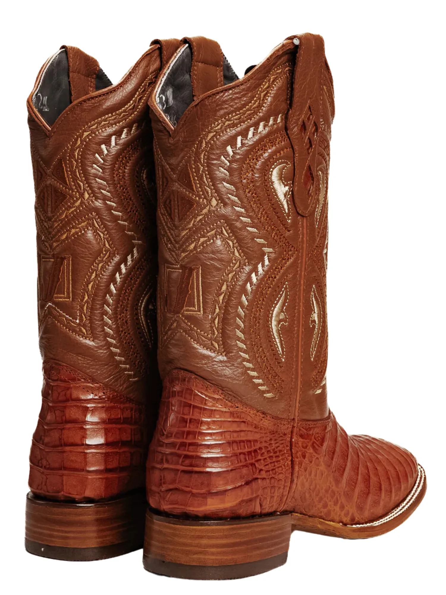 Botas Vaqueras Rodeo Exoticas de Caiman Original para Hombre 'Joe Boots' - ID: 706SH