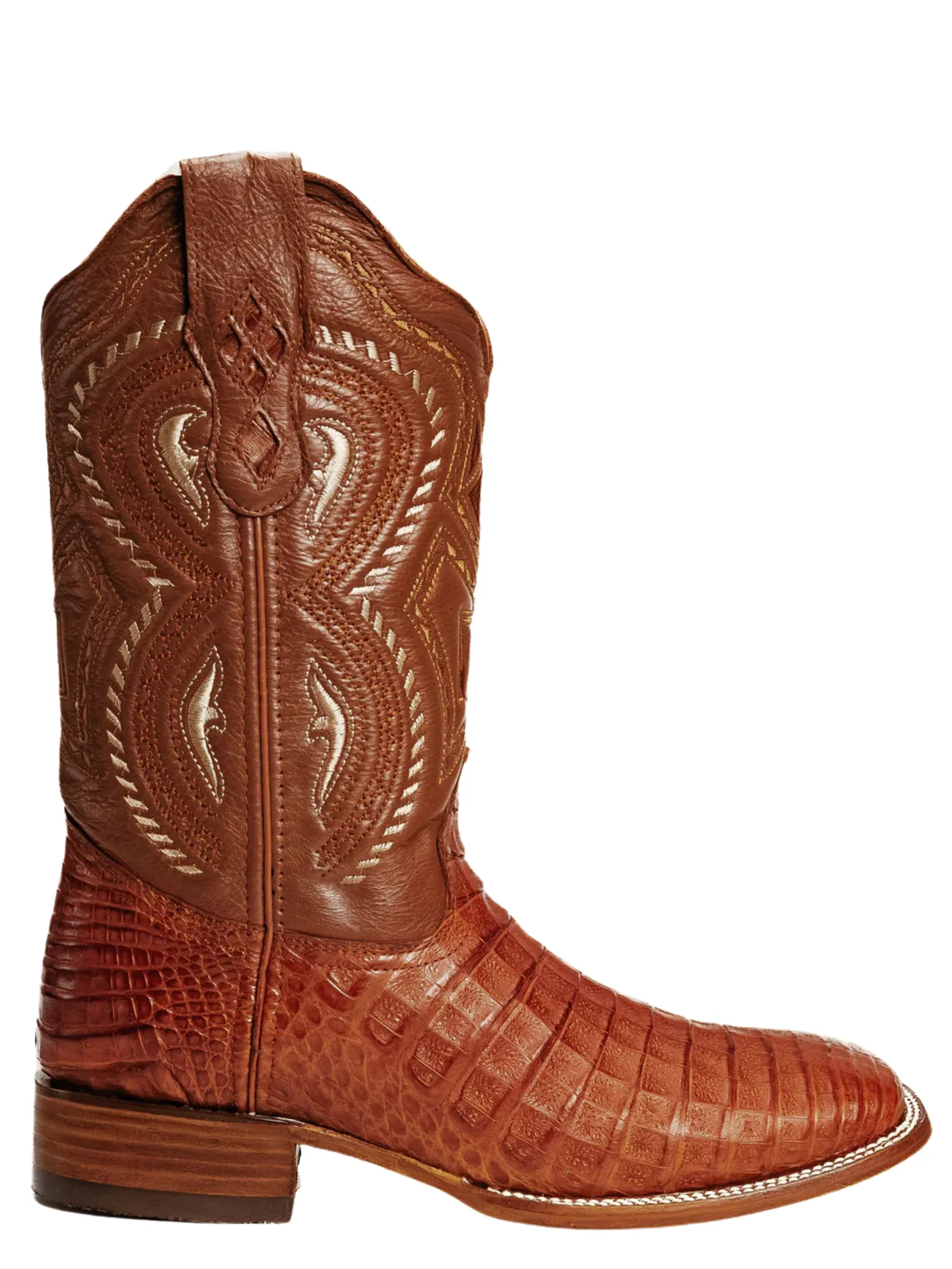 Botas Vaqueras Rodeo Exoticas de Caiman Original para Hombre 'Joe Boots' - ID: 706SH
