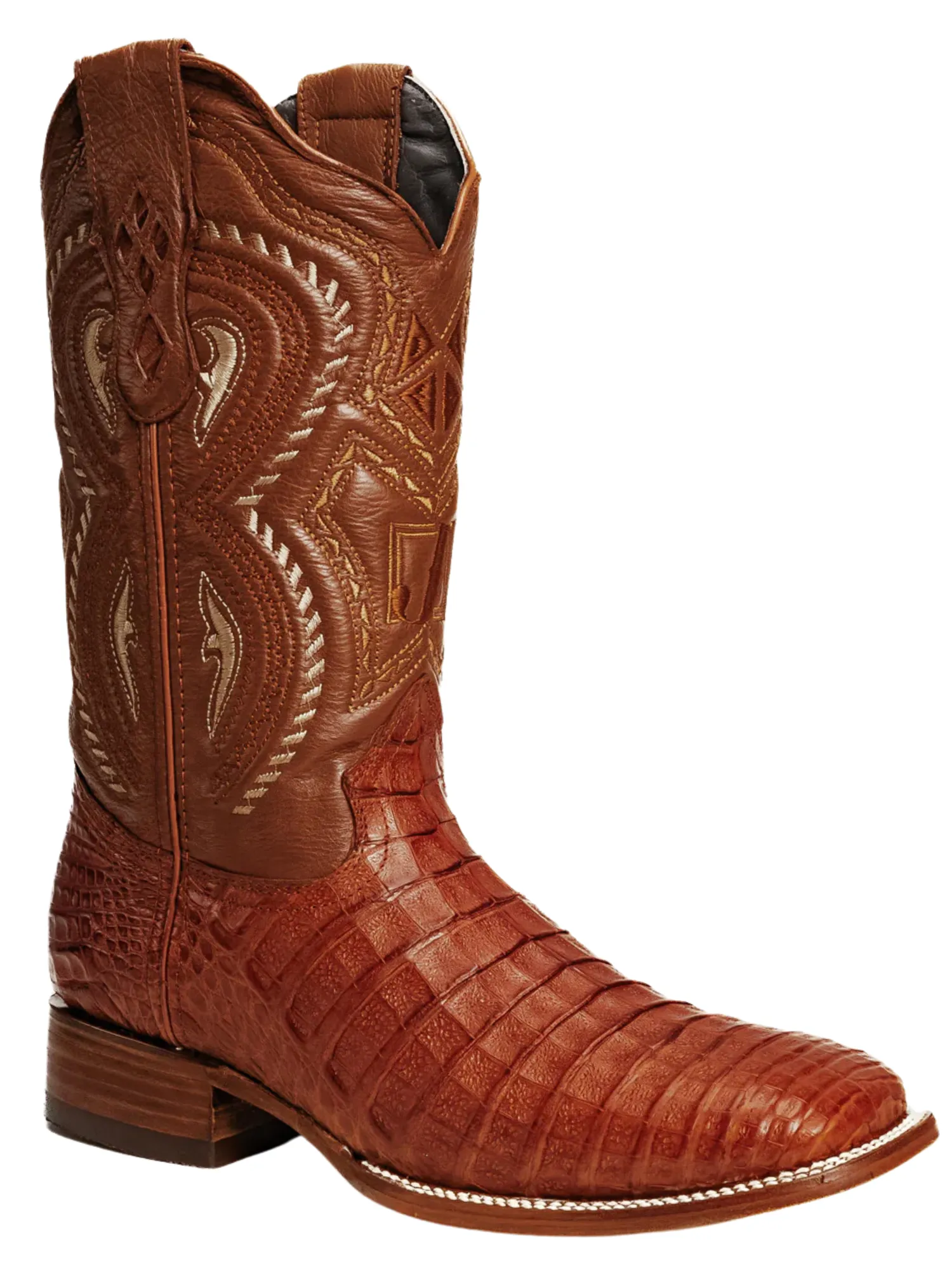 Botas Vaqueras Rodeo Exoticas de Caiman Original para Hombre 'Joe Boots' - ID: 706SH