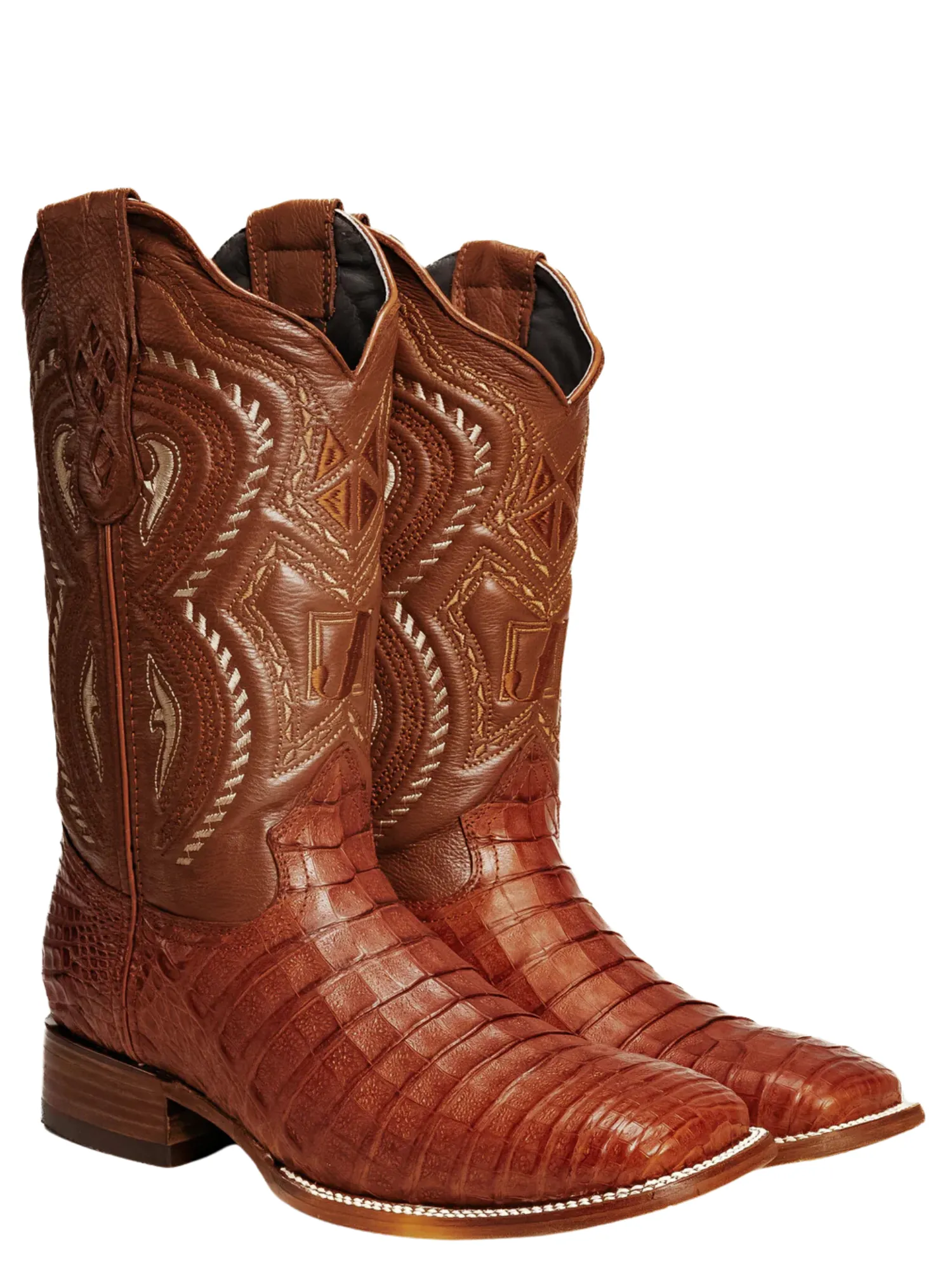 Botas Vaqueras Rodeo Exoticas de Caiman Original para Hombre 'Joe Boots' - ID: 706SH