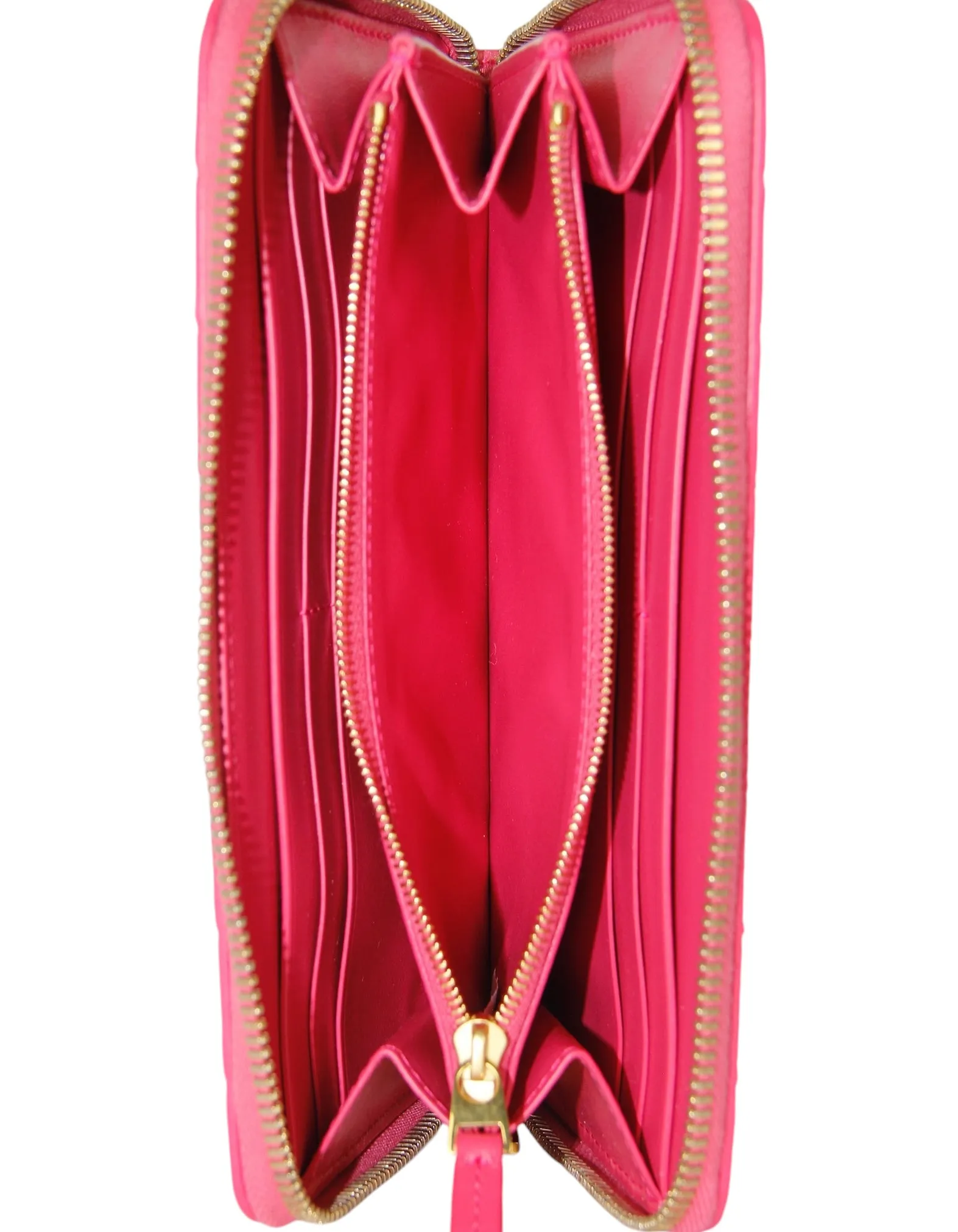 Bottega Veneta Pink Intrecciato Wallet